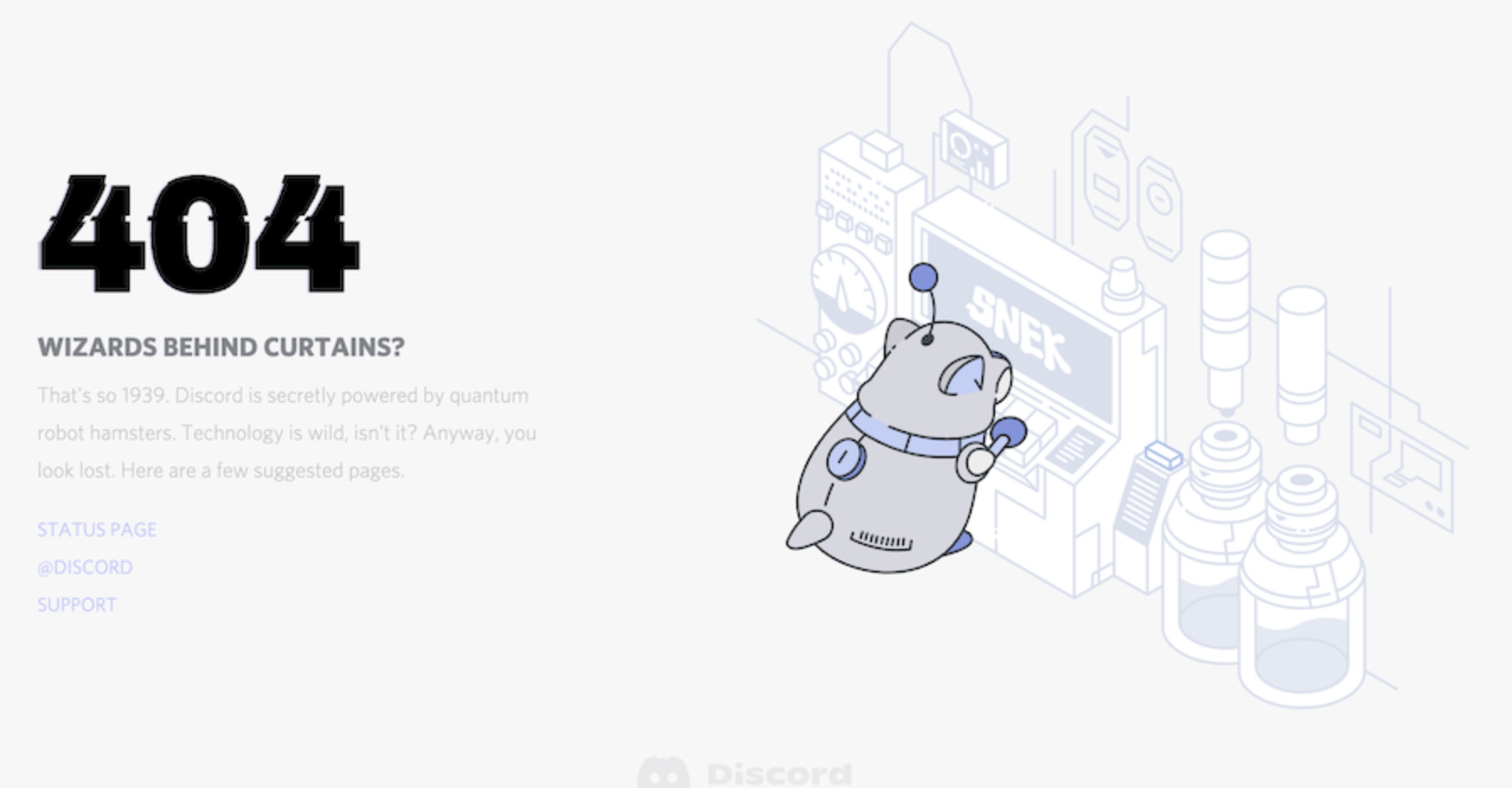 screenshot of an example 404 page on an SPA site